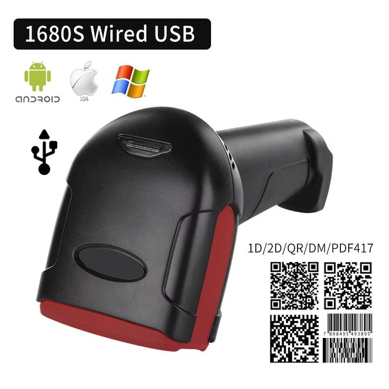 1670S Barcode Reader Handheld Wireless 2D Cordless Scanner - Mprinterstone
