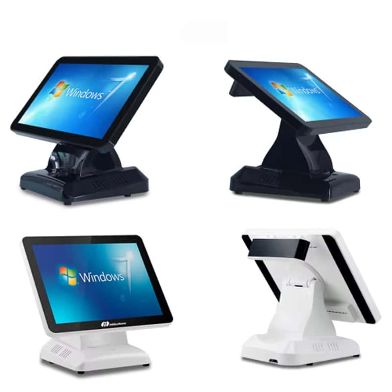 616D Windows POS Systems 15inch Touch Screen Cash Register - Mprinterstone