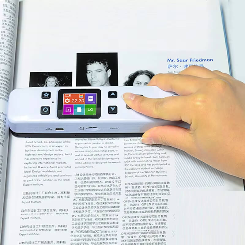 Customize Document Scanner Sd Card Portable 1050Dpi A4 Size - Mprinterstone