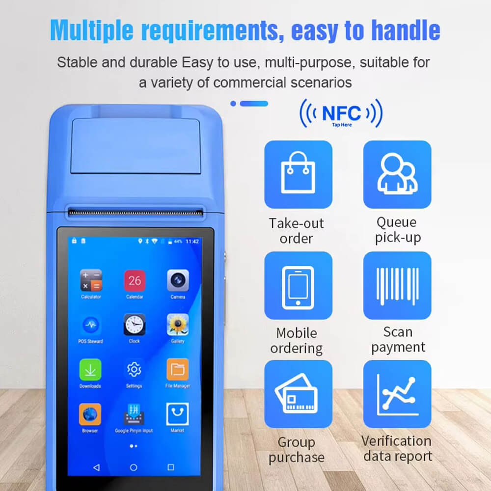M1 POS Terminal Android Handheld Receipt Printer - Mprinterstone