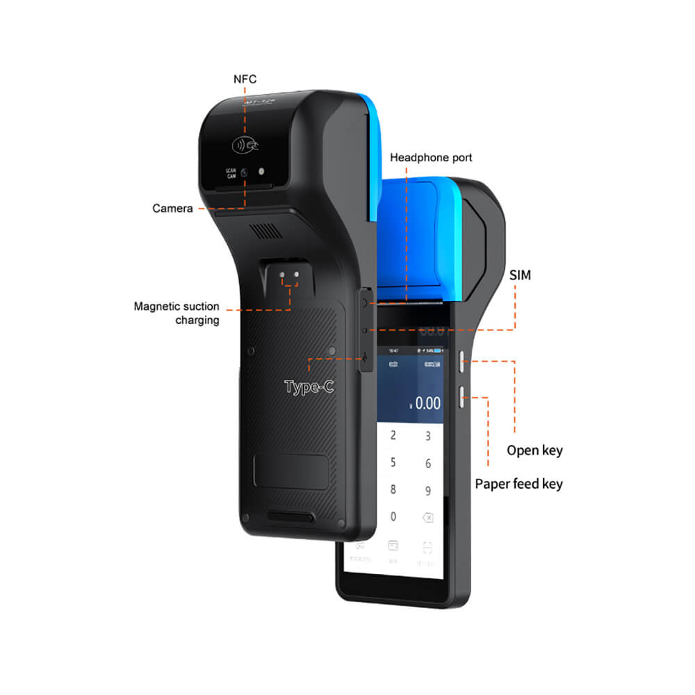 M2 POS Terminal Mobile Handheld Touch Screen - Mprinterstone