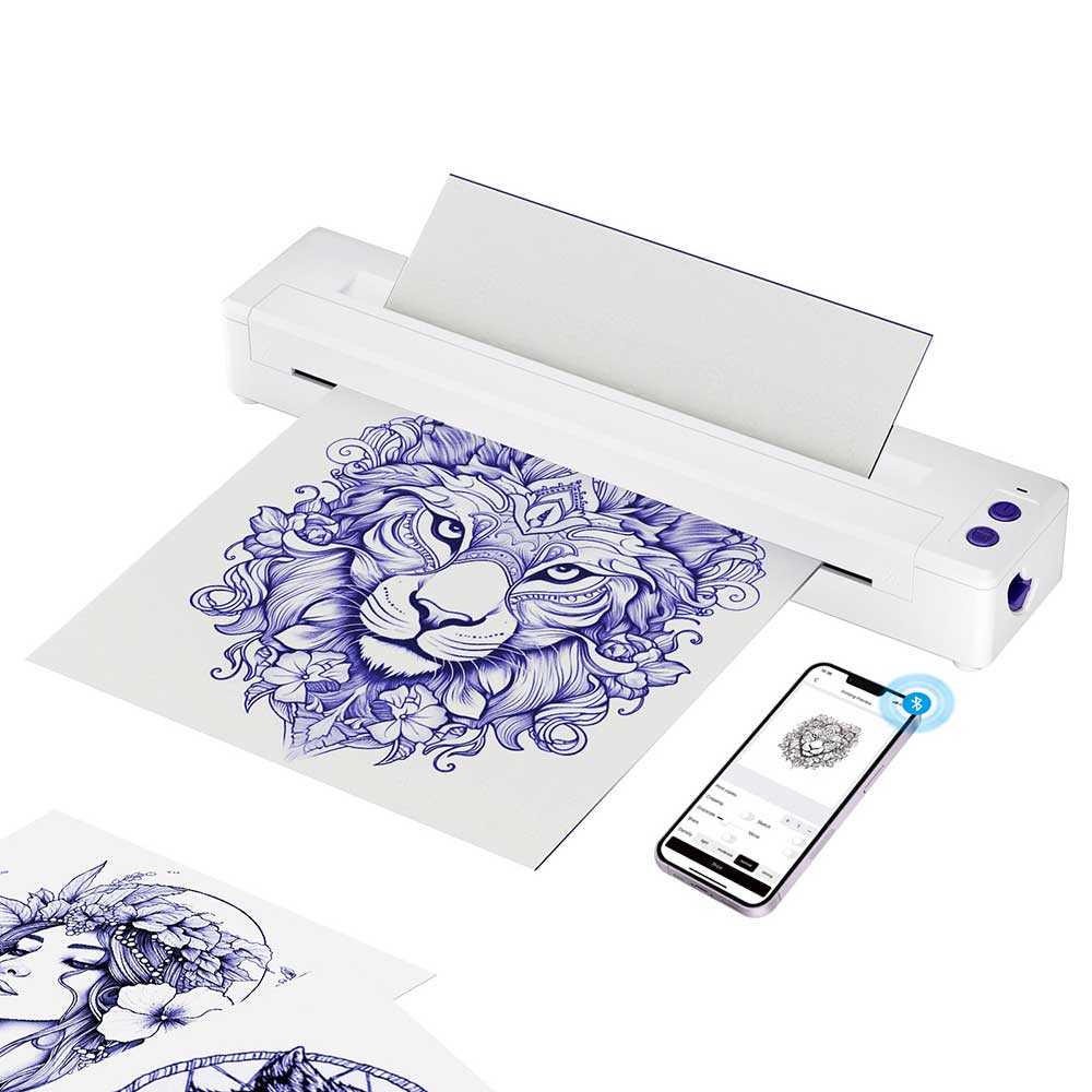 P19 Tattoo Printer Wireless Tattoo Transfer Machine - Mprinterstone