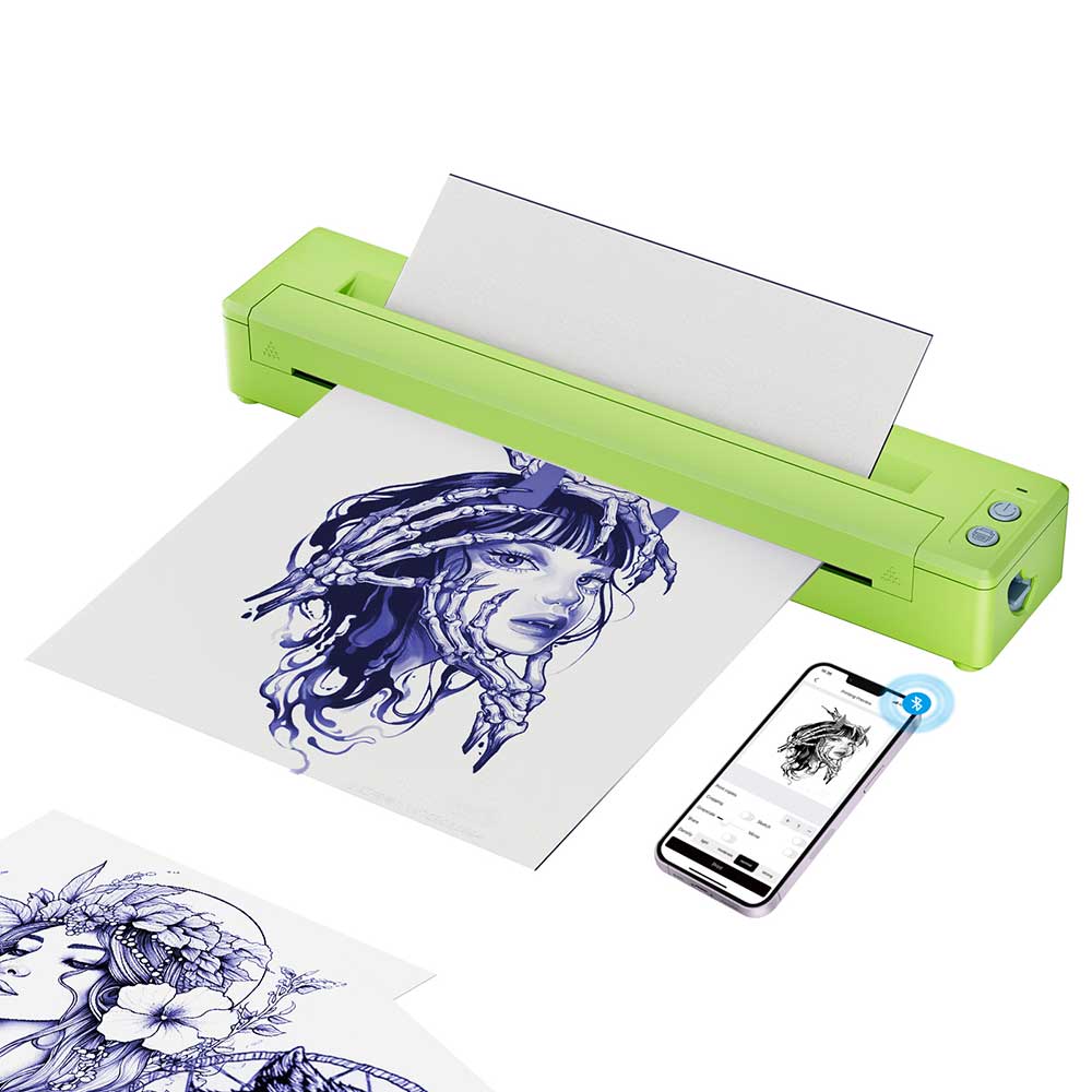 P19 Tattoo Printer Wireless Tattoo Transfer Machine - Mprinterstone