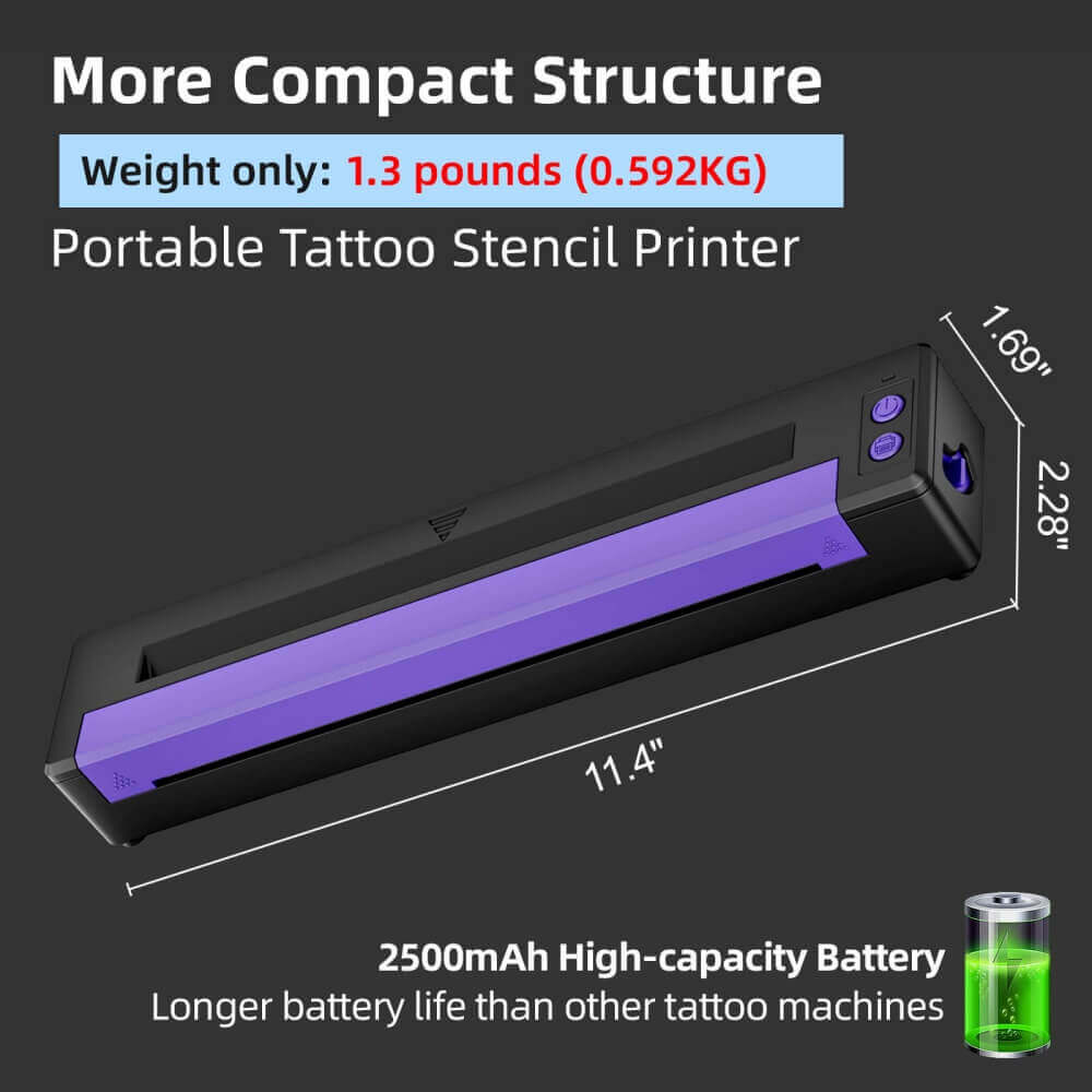 P19 Tattoo Printer Wireless Tattoo Transfer Machine - Mprinterstone