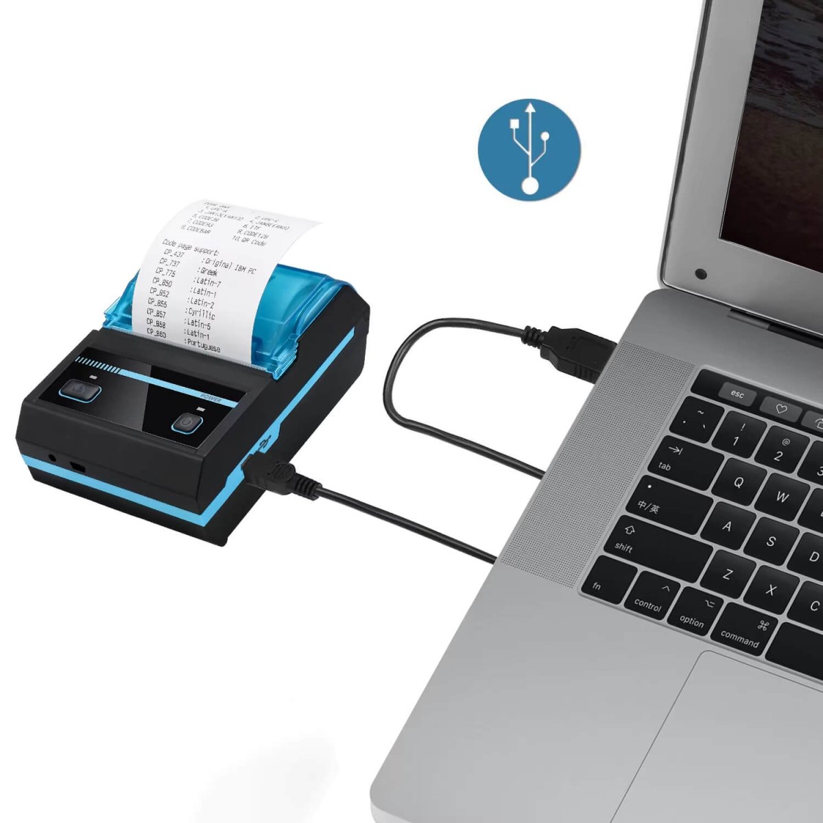 P5801 Wholesale Mini Wireless Printer Thermal Mobile Receipt Mobile - Mprinterstone