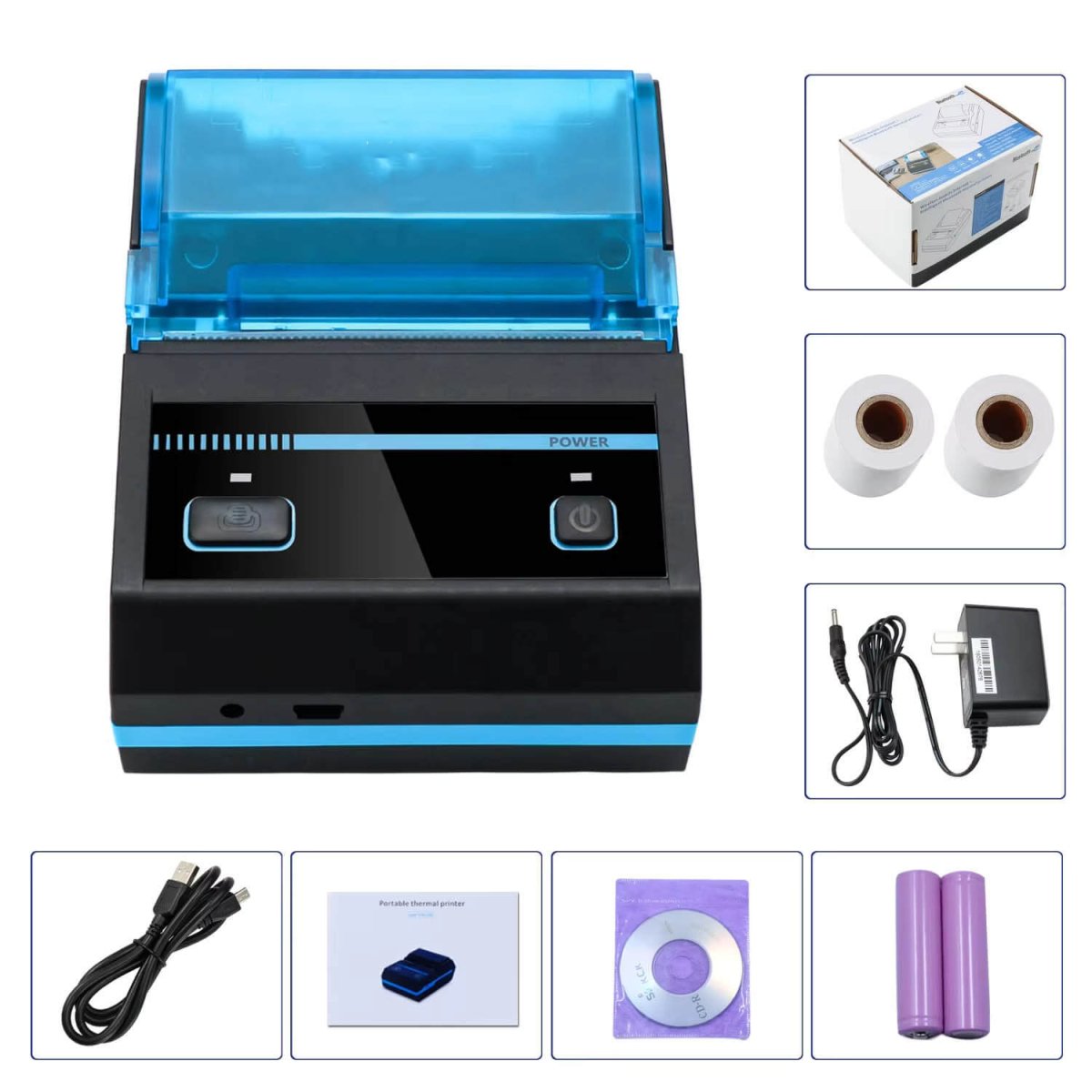 P5801 Wholesale Mini Wireless Printer Thermal Mobile Receipt Mobile - Mprinterstone