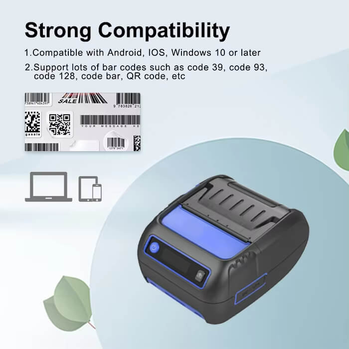 P58F Wireless Thermal Barcode Printer - Mprinterstone