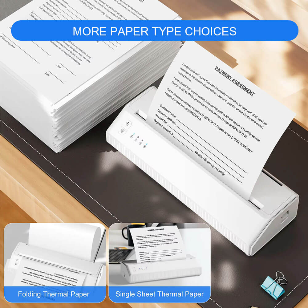 P8008WD Document Printer Wireless Thermal Label - Mprinterstone