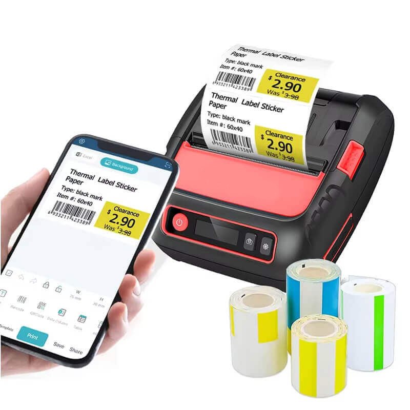 P80F Thermal Printer Wireless 80mm Mobile Potable - Mprinterstone