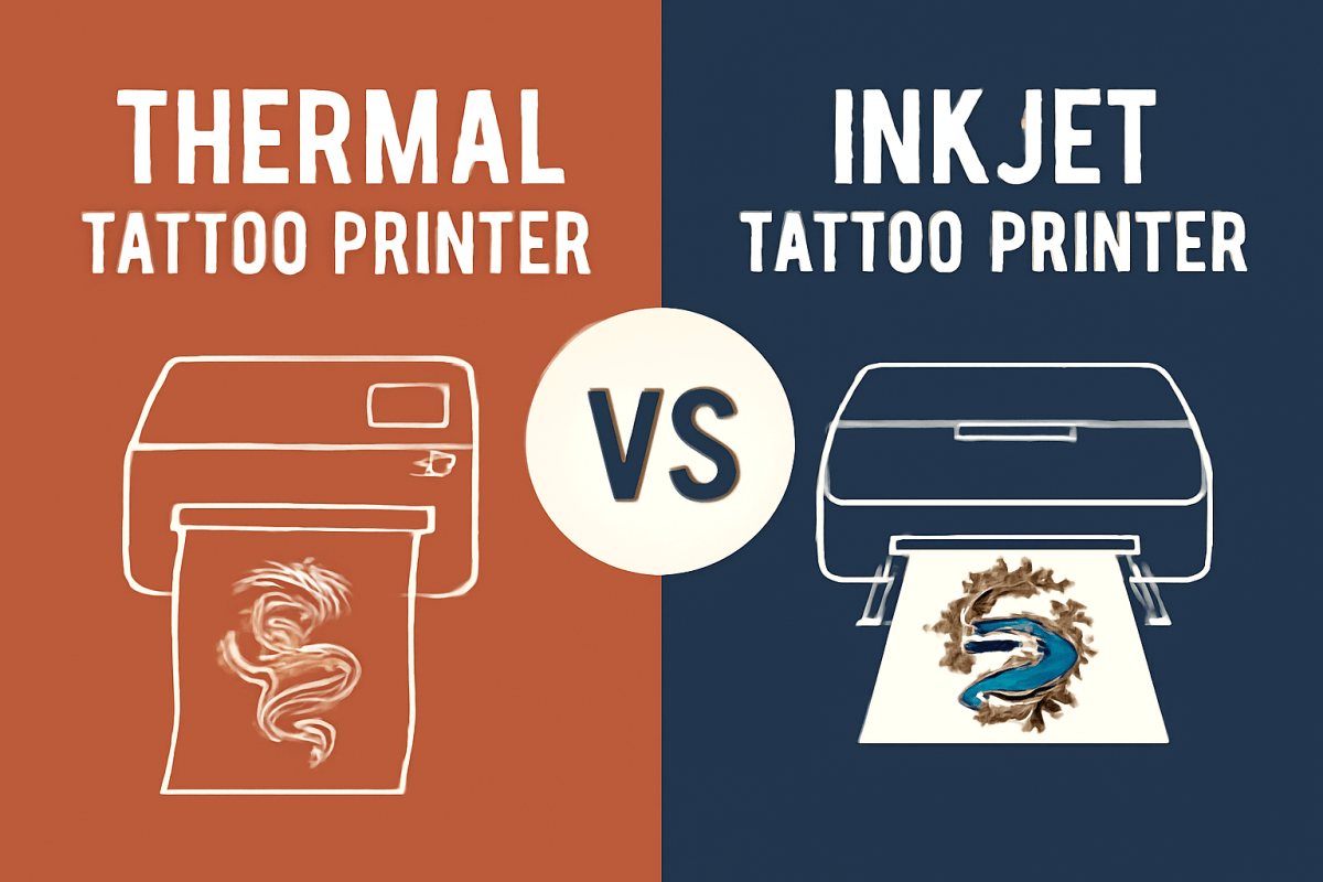 Thermal Tattoo Printer vs. Inkjet Tattoo Printer - Mprinterstone