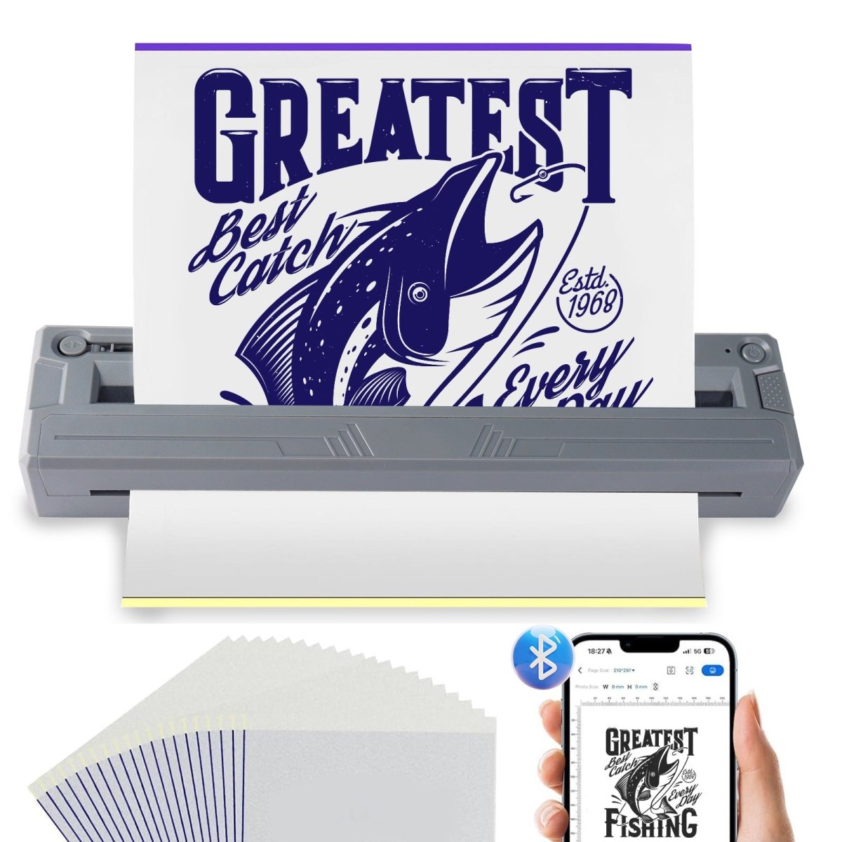 Wireless Tattoo Stencil Printer M8 - Mprinterstone